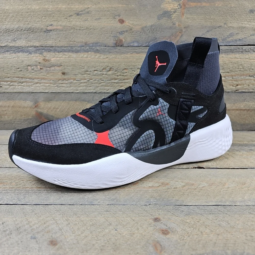 Nike Jordan Delta 3 Mid Men's Shoes Black/Chili Red/ White